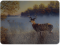 River's Edge Tempered Glass Cutting Board - Deer in the Morning Fog