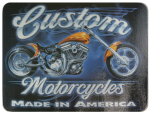 River's Edge Tempered Glass Cutting Board - Custom Motorcycles