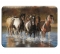 River's Edge Tempered Glass Cutting Board - Rush Hour Horses