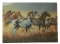 River's Edge Tempered Glass Cutting Board with Beautiful Horses Running in Op...