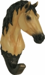 Rivers Edge Horse Head Wall Hook - Buckskin Horse