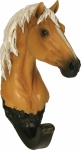 Rivers Edge Horse Head Wall Hook - Palomino Horse