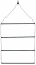 ROMA HANGING HORSE CLOTHING RACK
