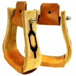 Roping Wooden Stirrup Branded