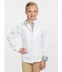 Royal Highness Child's Abingdon Coolmax Wrap Collar Hunt Shirt