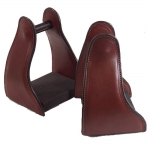 Shenandoah Leather Covered Trail Stirrup - Brown