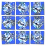 Snowflakes Scramble Squares - FREE Shipping