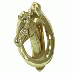 Solid Brass Horse Head Door Knocker