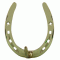 Solid Brass Horseshoe Hook - Lg