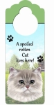 Spoiled Cat Doorknob Notess - Persian Cat
