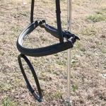 Thinline Crank Noseband with Flash Caveson