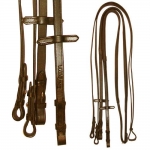 ThinLine Reins 54" Dark Brown Hook Stud