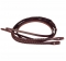 Tory Braided Bridle Leather Rein with Chicago Screw bit Ends