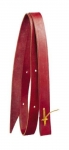 Tory Leather 1-1/2" x 5' Latigo Leather Tie Strap - Burgundy Latigo, 1-1/2