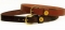 Tory Leather 1 1/4" Shot Shell Leather Belt