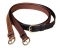 Tory Leather 1 1/4 Stitched Leather Belt with Brass Buckle