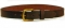 Tory Leather 1 1/4" Plain Belt With Square Brass Buckle