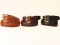 Tory Leather 1" Round Raised Leather Belt