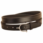 Tory Leather 1" Stitched Belt with S.S. Spur Buckle