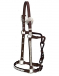 Tory Leather 3/4" Oklahoma Show Halter w/Lead