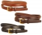 Tory Leather 3/4" Raised Belt with Blank for Name Plate