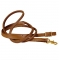 Tory Leather 3/4" Single Ply HL Roping Rein with  Solid Brass Hardware