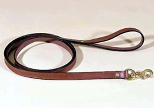 Plain Leather Dog Leash