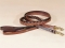 Tory Leather 3/4" x 5' Laced Leather Dog Leash