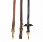 Tory Leather 5/8" Bridle Leather Rein with Solid Brass Snap Ends