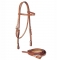 Tory Leather 5/8" Brow Band Filling Headstall and Reins Set