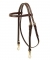 Tory Leather Arabian Brow Band Headstall with Snap End