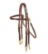 Tory Leather Arabian Size Double Bridle Side Check Headstall