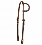 Tory Leather Basket Weave One Ear Headstall