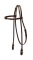 Tory Leather Bridle Leather Arabian Flared Brow Band Headstall