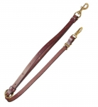 Tory Leather Bridle Leather Tie Down with Solid Brass hardware