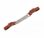 Tory Leather Double Chain Curb Strap