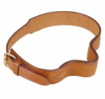 Tory Leather French Style Cribbing Strap with Plate