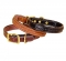 Tory Leather Leather Dog Collar with Center Braid