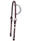 Tory Leather Motif Style Silver One Ear Headstall