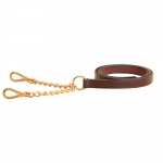 Tory Leather New Market Lead with Double Chain