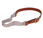 Tory Leather Nutcracker Style Cribbing Strap - Dark Oil