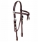 Tory Leather Oklahoma Silver Brow Knot Headstall