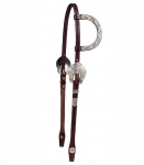 Tory Leather Rochester Silver One Ear Headstall