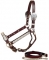Tory Leather Rochester Silver Show Halter w/Lead