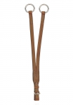 Tory Leather Running Attachment With Nickel Hardware