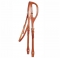 Tory Leather Shaped Ear Headstall with Sewn Buckles