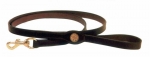 Tory Leather Shot Shell Leash - Havana