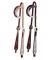 Tory Leather Solid Silver Double Ear Headstall