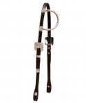 Tory Leather Solid Silver One Ear Headstall