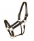 Tory Leather Triple Stitched Halter with Nickel Hardware